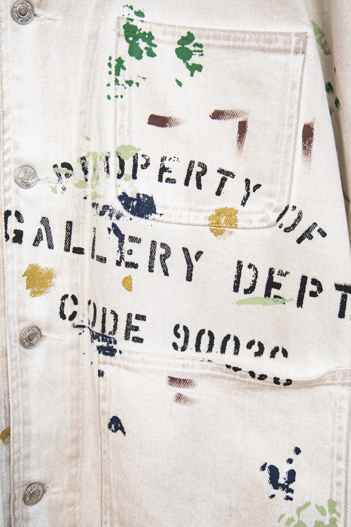 Style number: M222 P300 Gallery Dept EP Jacket Hand-painted graffiti jacket American high street zipper jacket Size: S-XL
